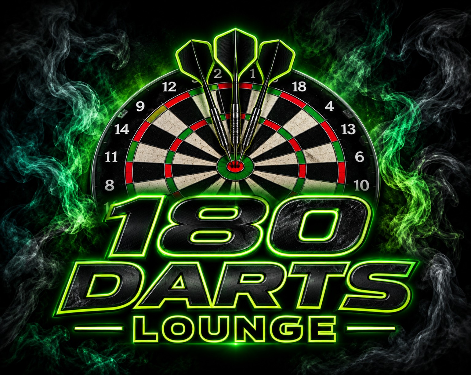 The 180 Darts Lounge logo